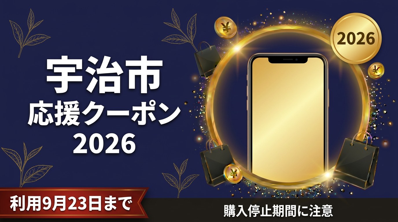 宇治市応援クーポン2026のアイキャッチ画像