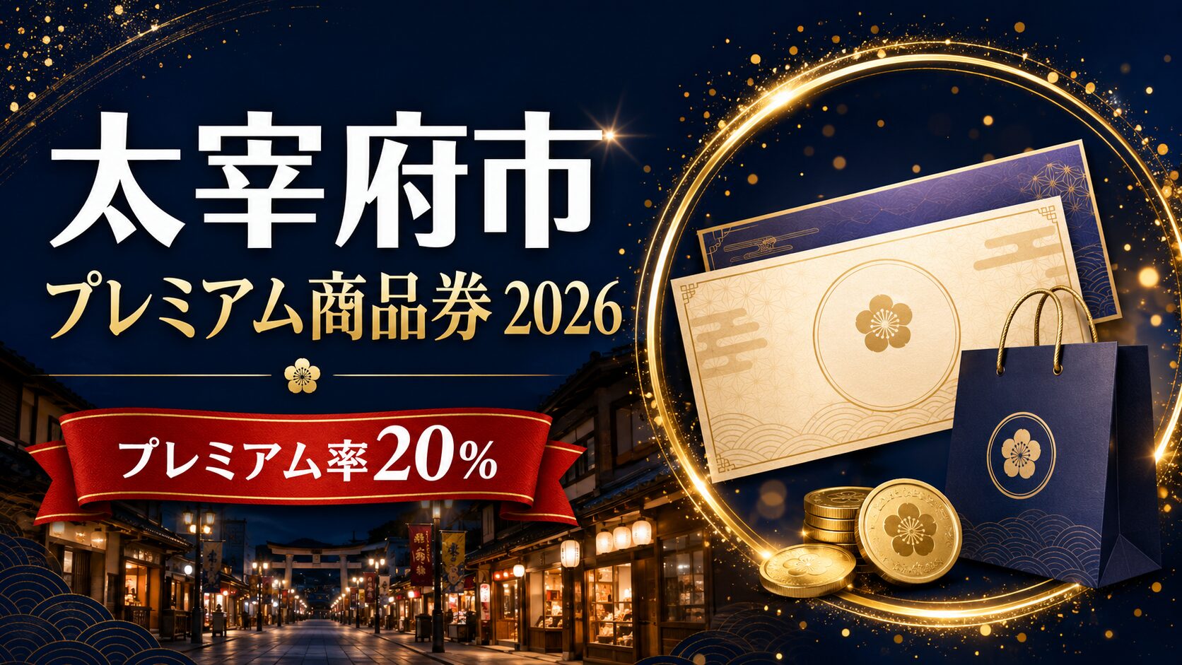 太宰府市 プレミアム商品券2026