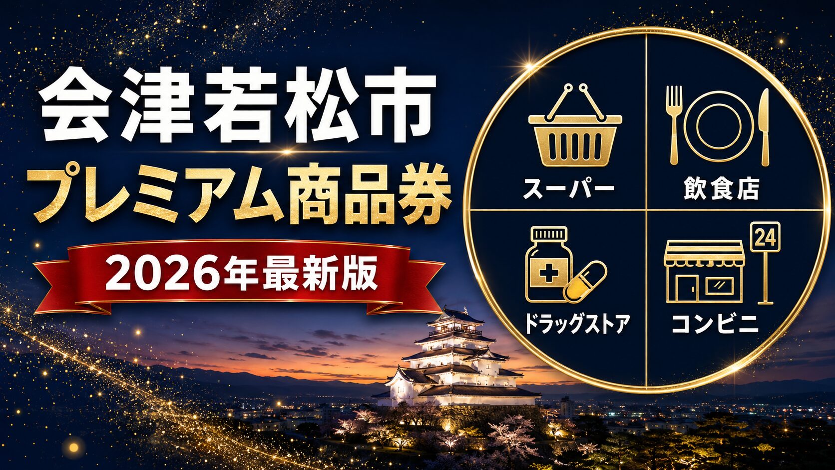 会津若松市プレミアム商品券2026のアイキャッチ
