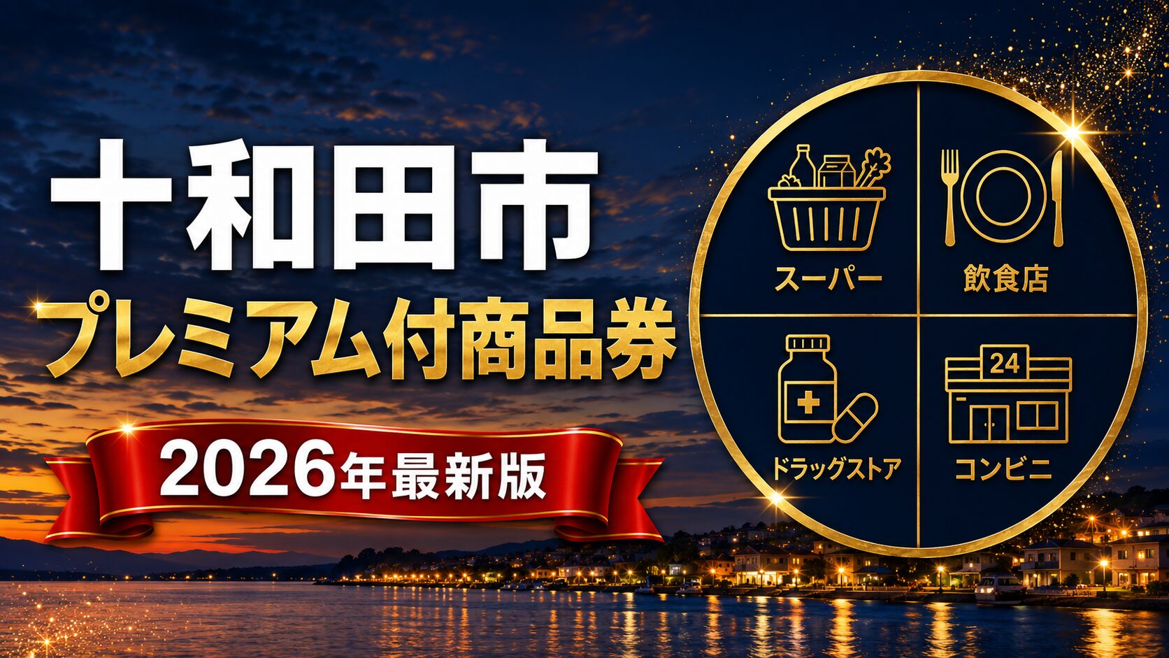 十和田市プレミアム付商品券2026のアイキャッチ