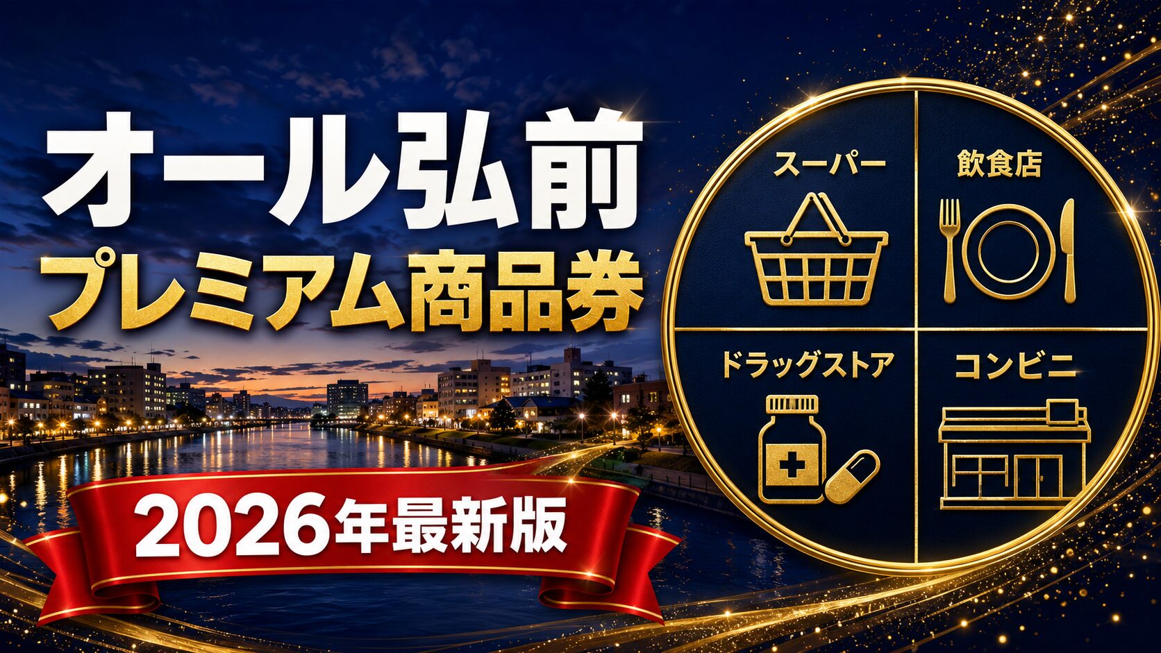 オール弘前プレミアム商品券2026のアイキャッチ