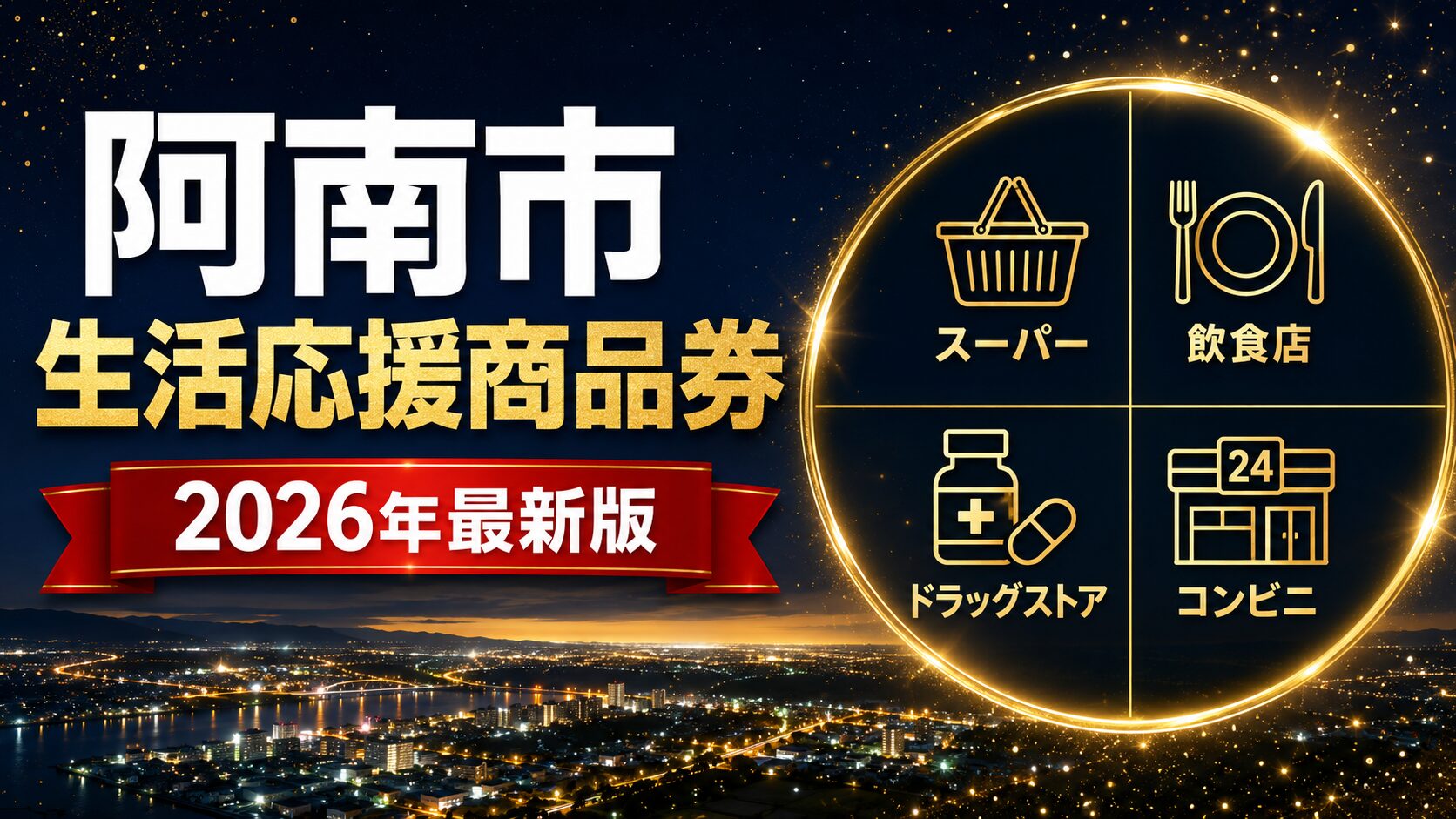 阿南市生活応援商品券2026のアイキャッチ