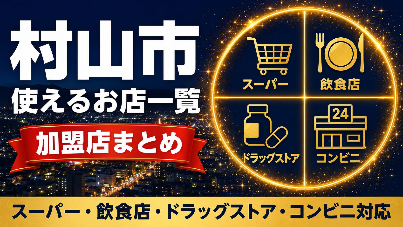 村山市くらし応援商品券が使えるお店一覧のアイキャッチ