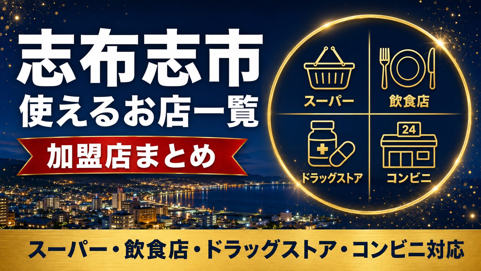 志布志市プレミアム商品券が使えるお店一覧のアイキャッチ