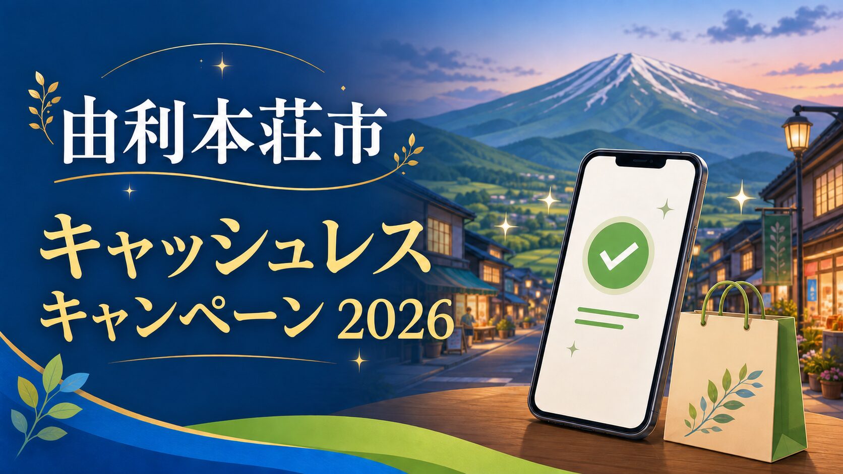 由利本荘市キャッシュレスキャンペーン2026のアイキャッチ