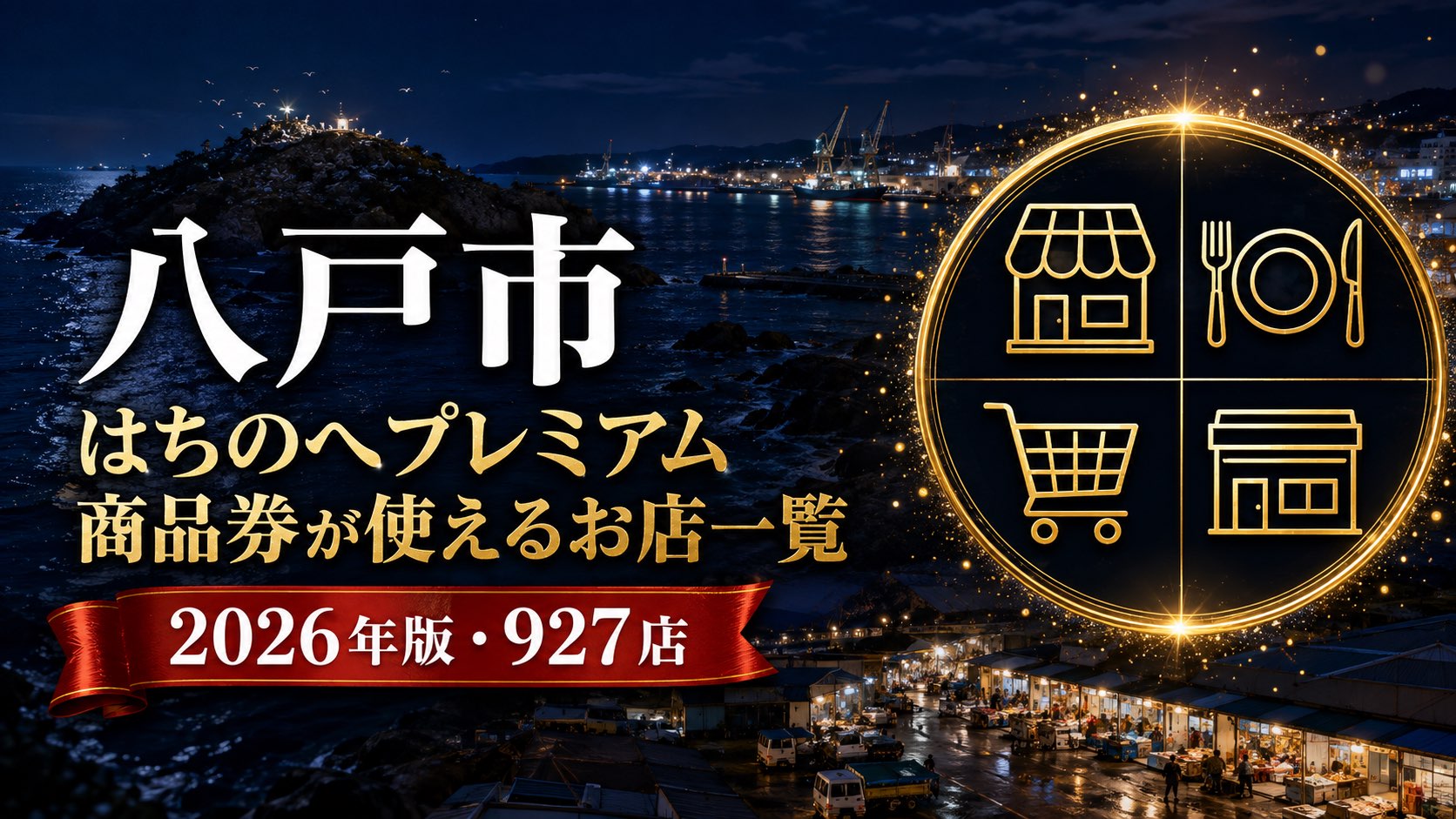 八戸市はちのへプレミアム商品券が使えるお店一覧2026年版