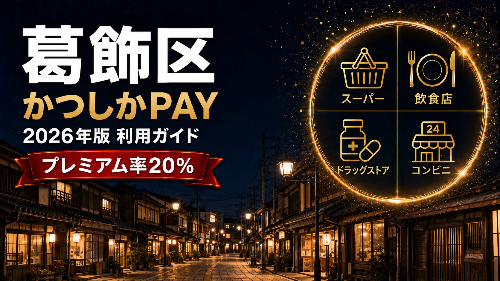 葛飾区 かつしかPAY2026 プレミアム率20%