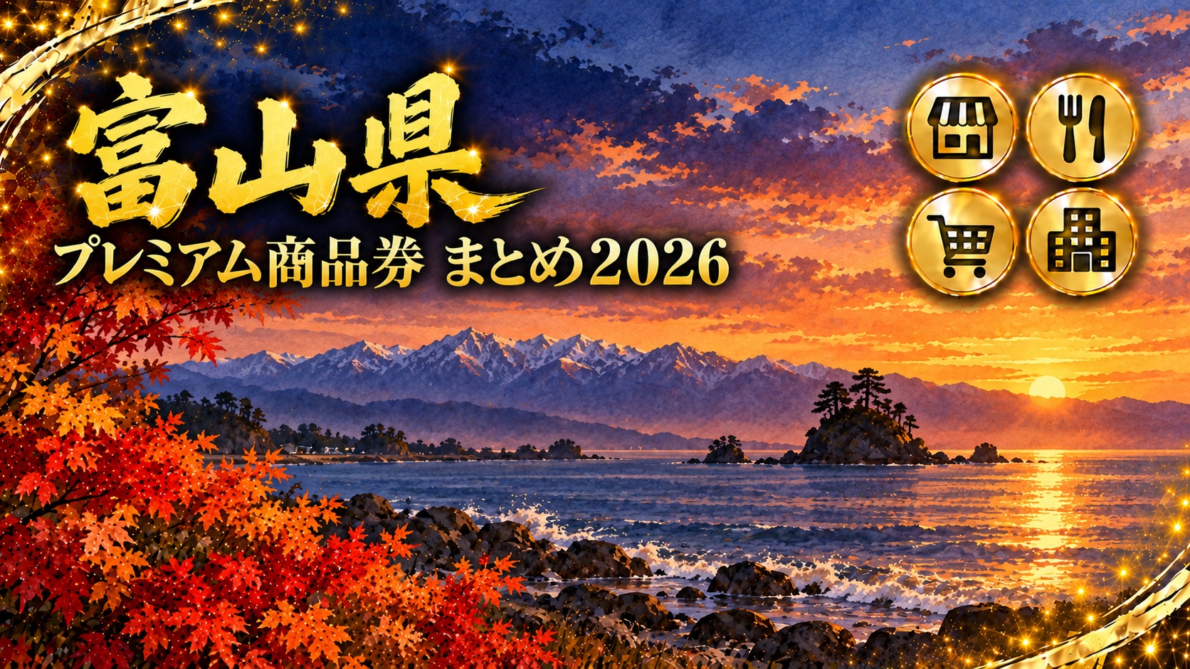 【富山県】プレミアム商品券まとめ2026｜高岡は10月27日・砺波は11月30日まで・小矢部は11月29日販売予定
