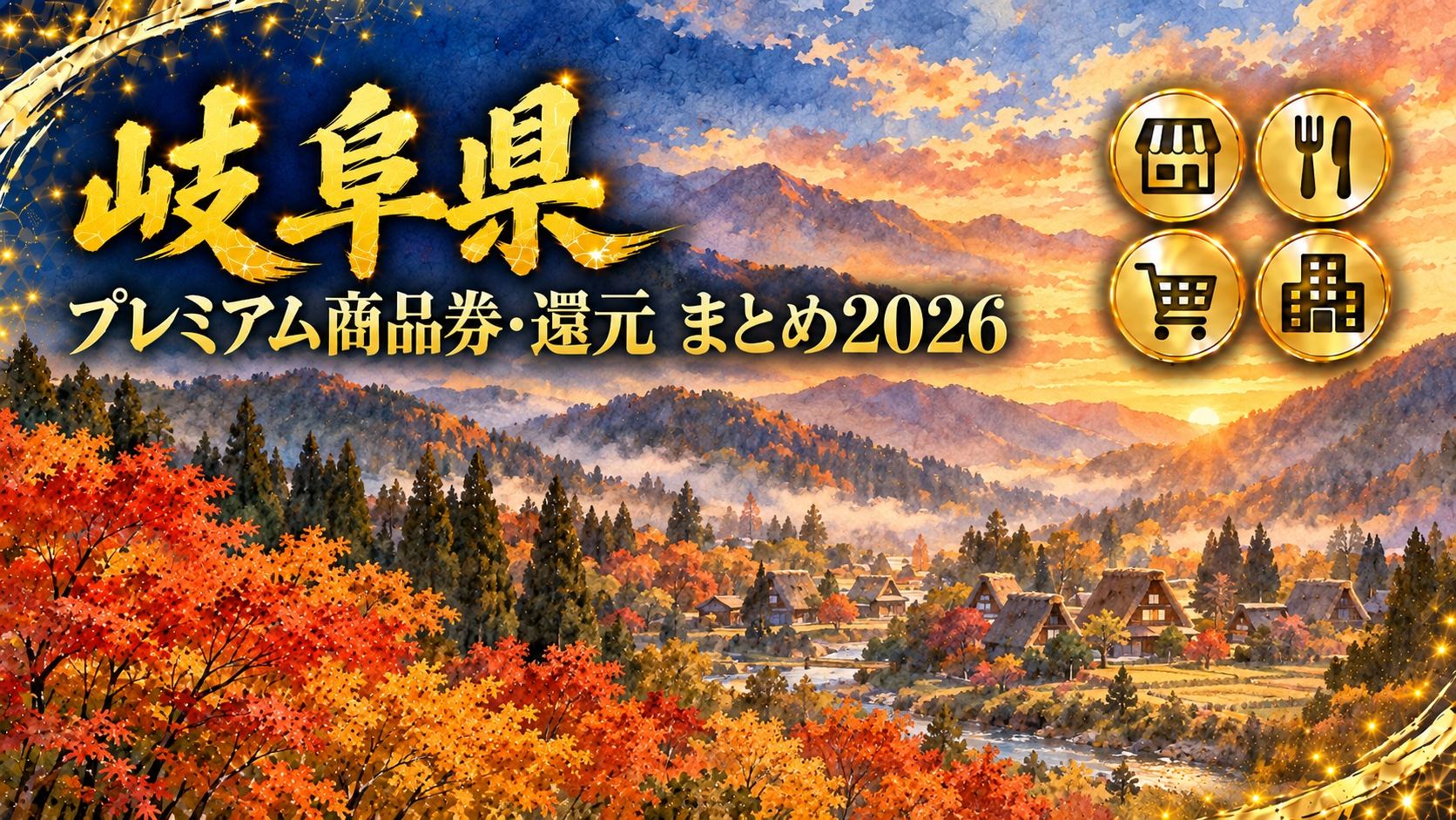 【岐阜県】プレミアム商品券・ポイント還元まとめ2026｜大垣ガキペイは9月30日まで・高山と岐阜市は終了