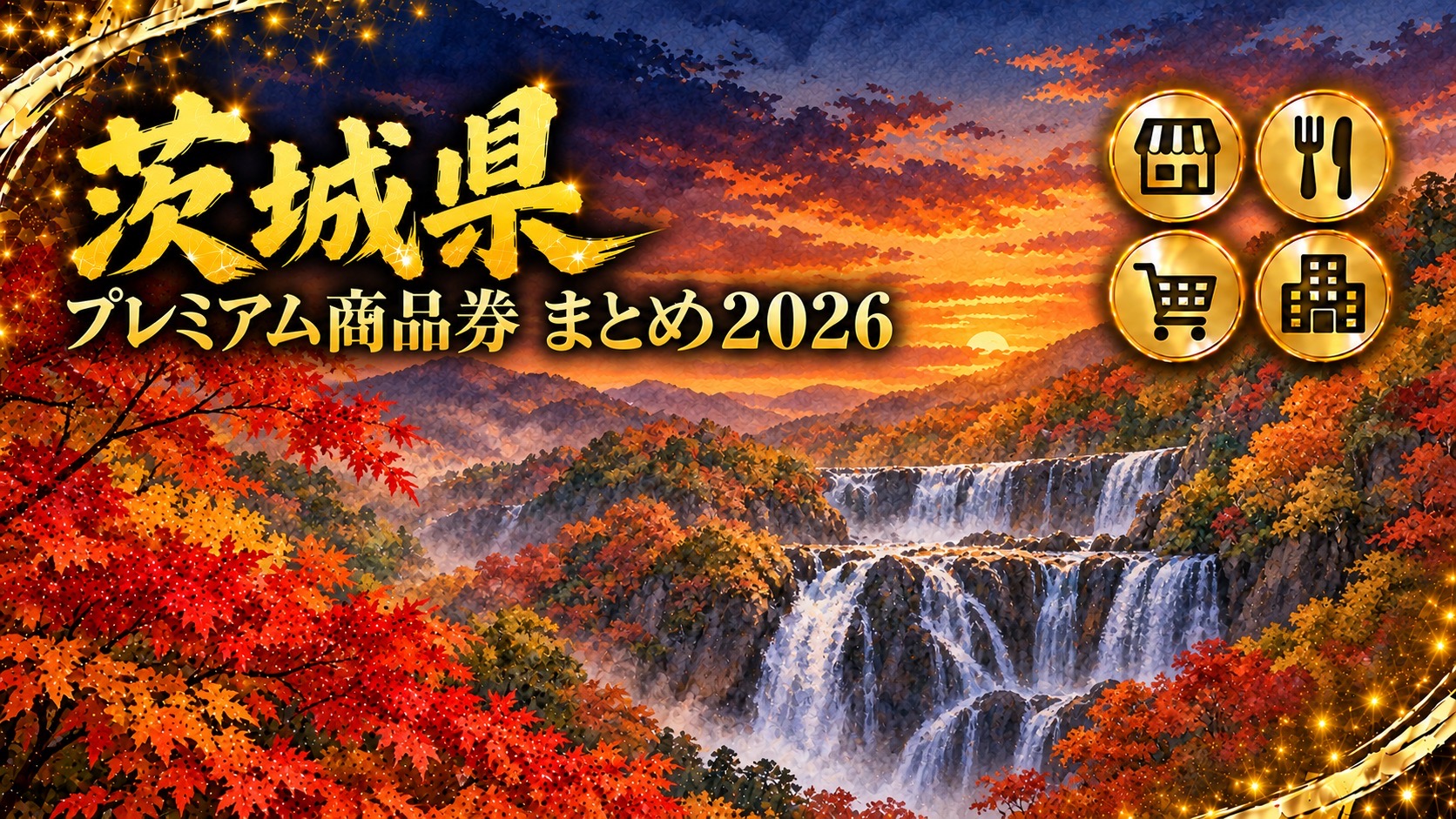 【茨城県】プレミアム商品券まとめ2026｜大子町デジタルは10/1から町外もOK・水戸は9/30まで