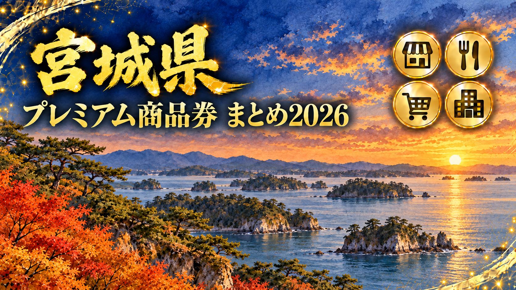 【宮城県】商品券・みやぎポイントまとめ2026｜石巻の再販売は10月15日から・みやポは12月31日まで