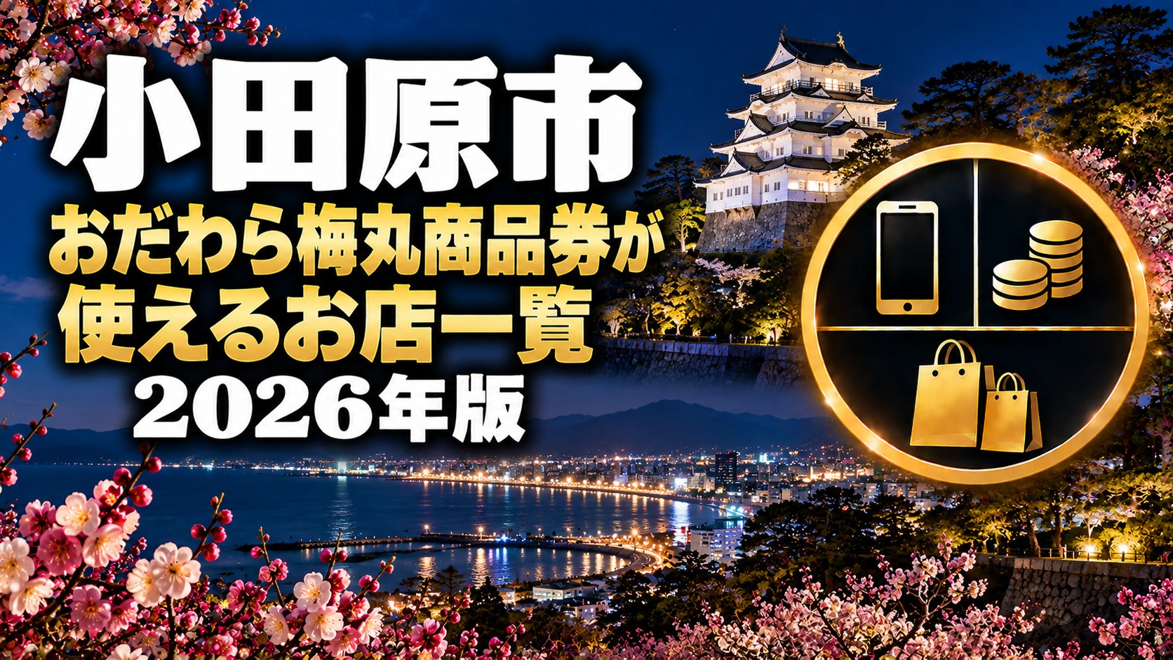 小田原市 かなトク！おだわら梅丸商品券が使えるお店一覧 2026年版