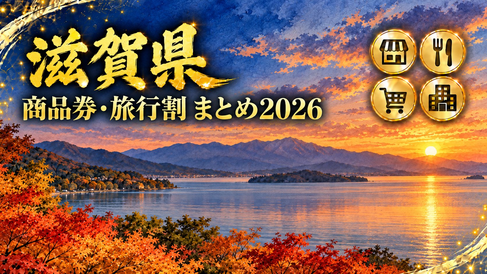 【滋賀県】プレミアム商品券・クーポンまとめ2026｜彦根の8,000円分は9月30日まで・守山/東近江/近江八幡は終了