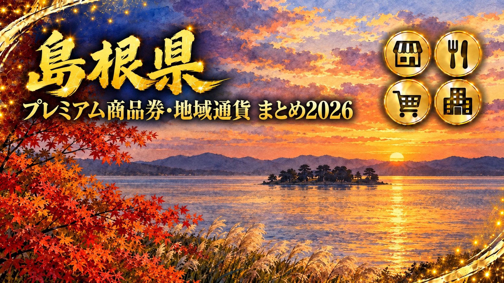 【島根県】プレミアム商品券・お買物券まとめ2026｜松江市・出雲市は9月30日まで／雲南市は10月31日まで
