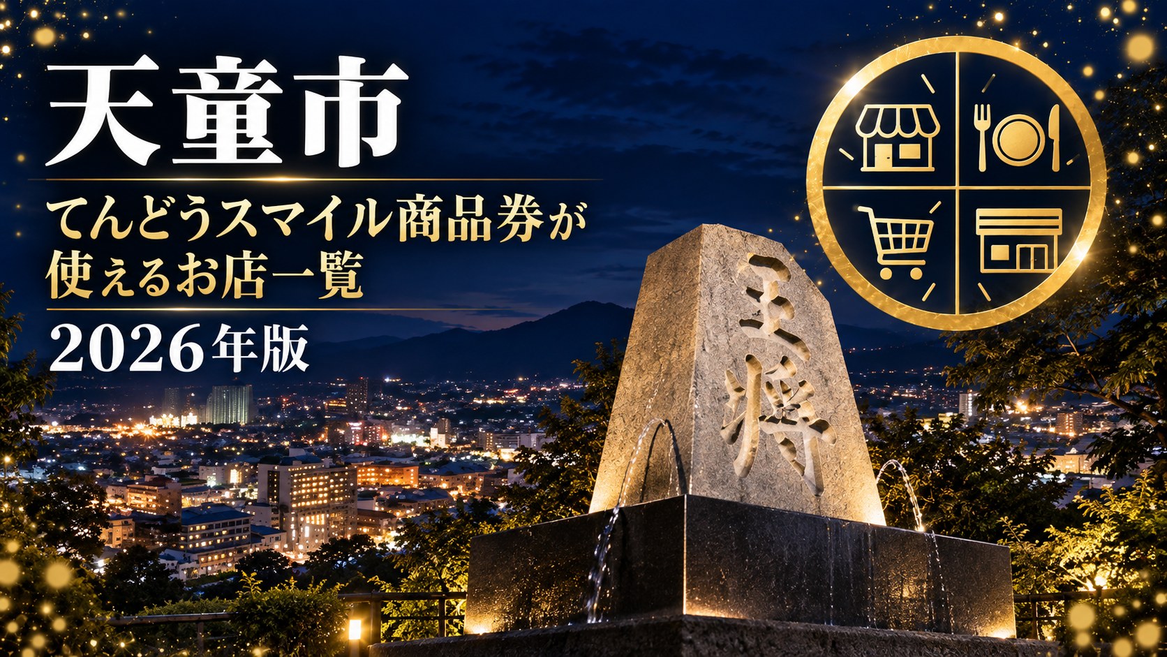 天童市てんどうスマイル商品券が使えるお店一覧 2026年版
