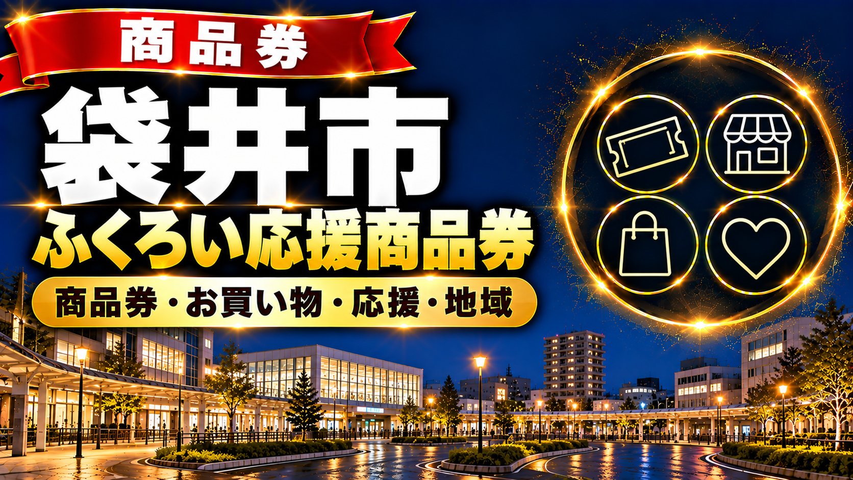 【静岡県】袋井市ふくろい応援商品券2026